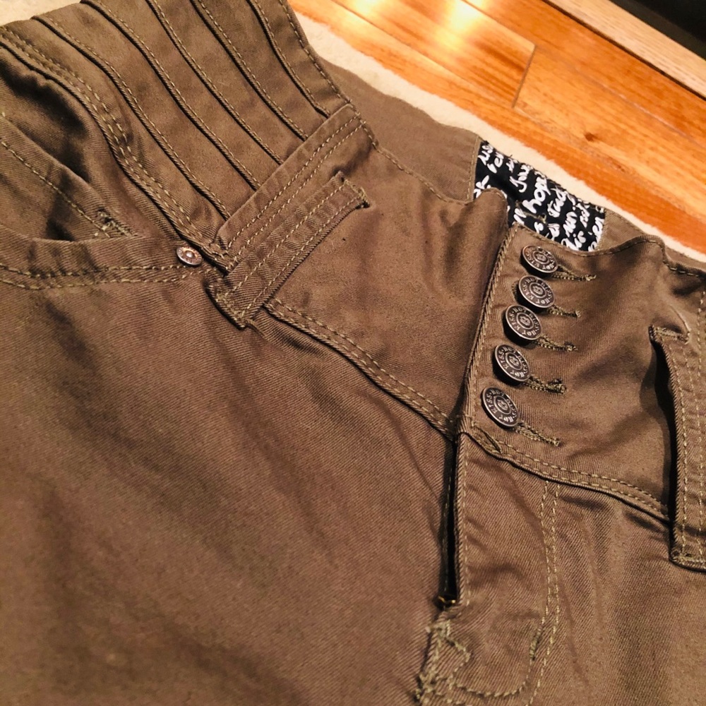 Army green jeans